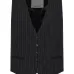 Жилет без рукавов в полоску