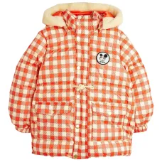 Пуховик в клетку