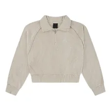 Свитер в рубчик с воротником на молнии Свитер в рубчик с воротником на молнии