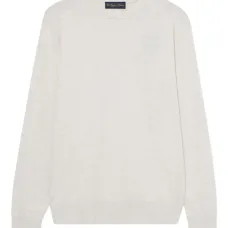 Свитер с круглым вырезом