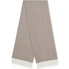 Шарф с бахромой