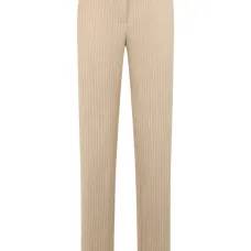 Брюки из новой шерсти с узором в тонкую полоску