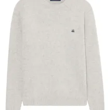 Шерстяной свитер с круглым вырезом