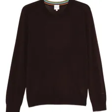 Шерстяной свитер с круглым вырезом