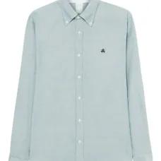 Рубашка с вышитым логотипом