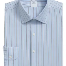 Рубашка в полоску с коротником кент