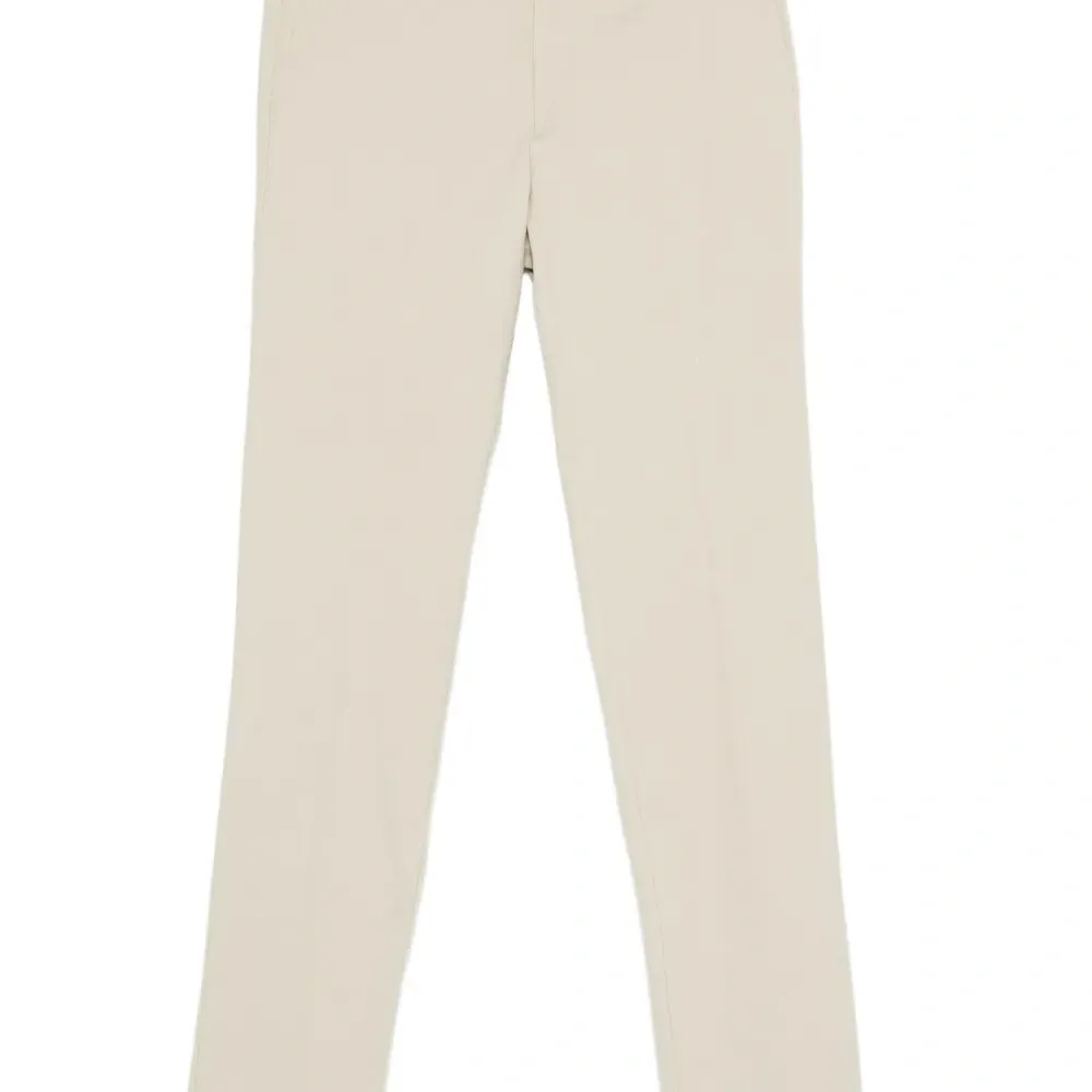 Брюки прямого кроя из хлопкового микса