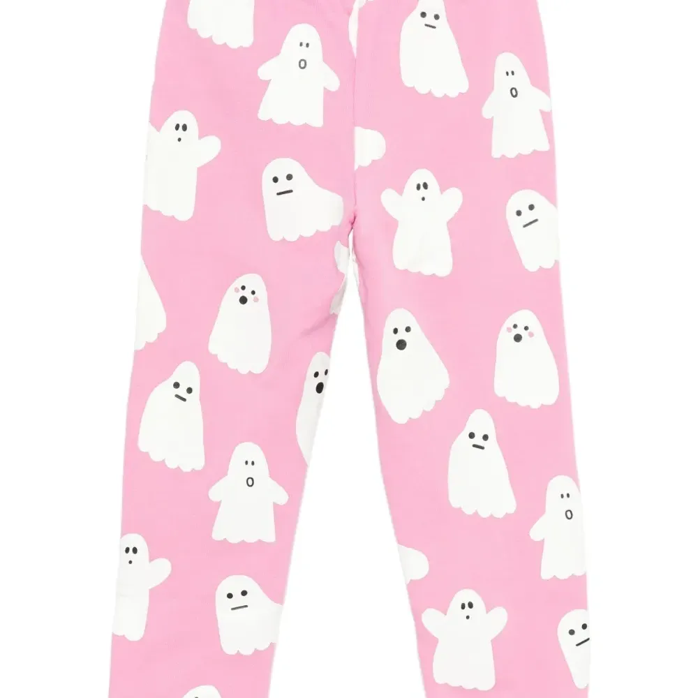 Брюки на завязках с эффектом "призрачного" принта