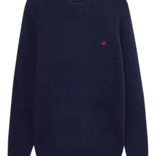 Шерстяной свитер с круглым вырезом