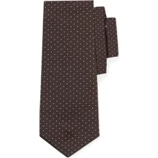 Шелковый галстук в горох