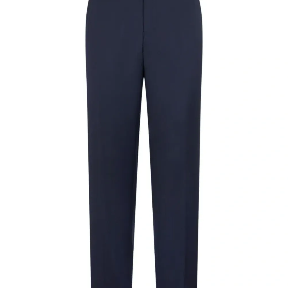 Брюки прямого кроя из вирджинской шерсти