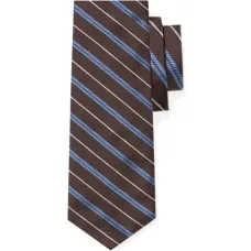 Галстук из шелка в полоску "региментал"