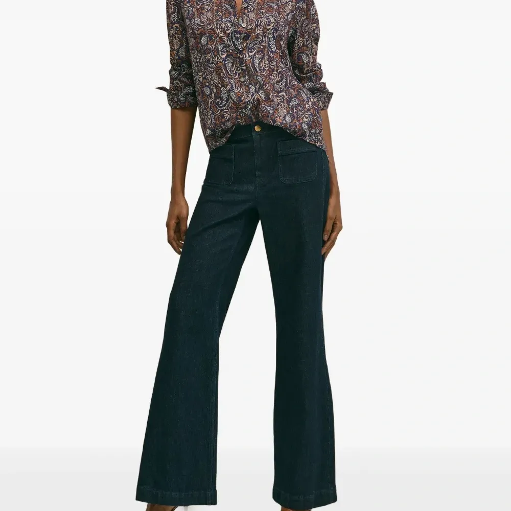 Блузка с узором «пейсли»