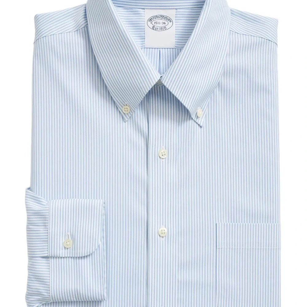 Оксфордская рубашка в полоску