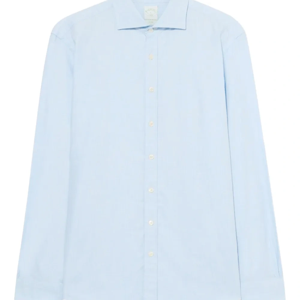 Рубашка из хлопка приталенного кроя