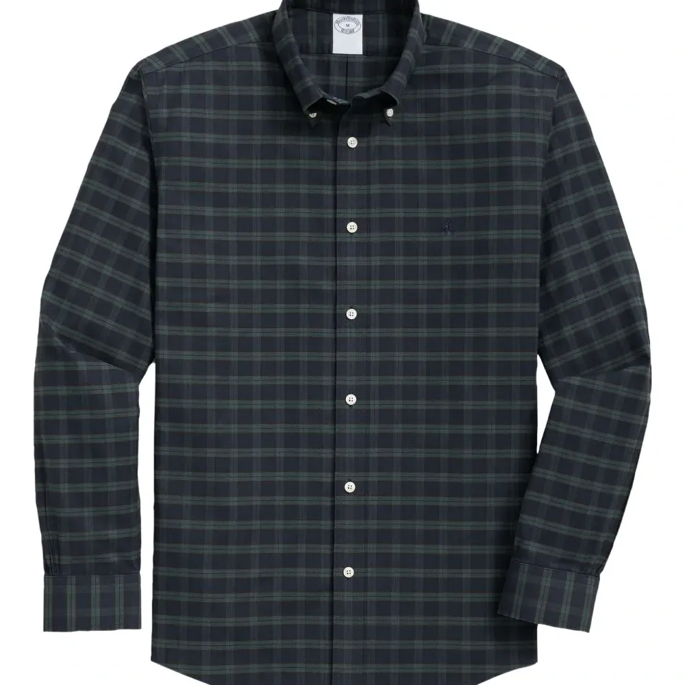 Клетчатая рубашка на пуговицах