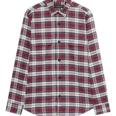 Фланелевая рубашка в клетку Фланелевая рубашка в клетку