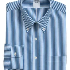 Полосатая рубашка на пуговицах