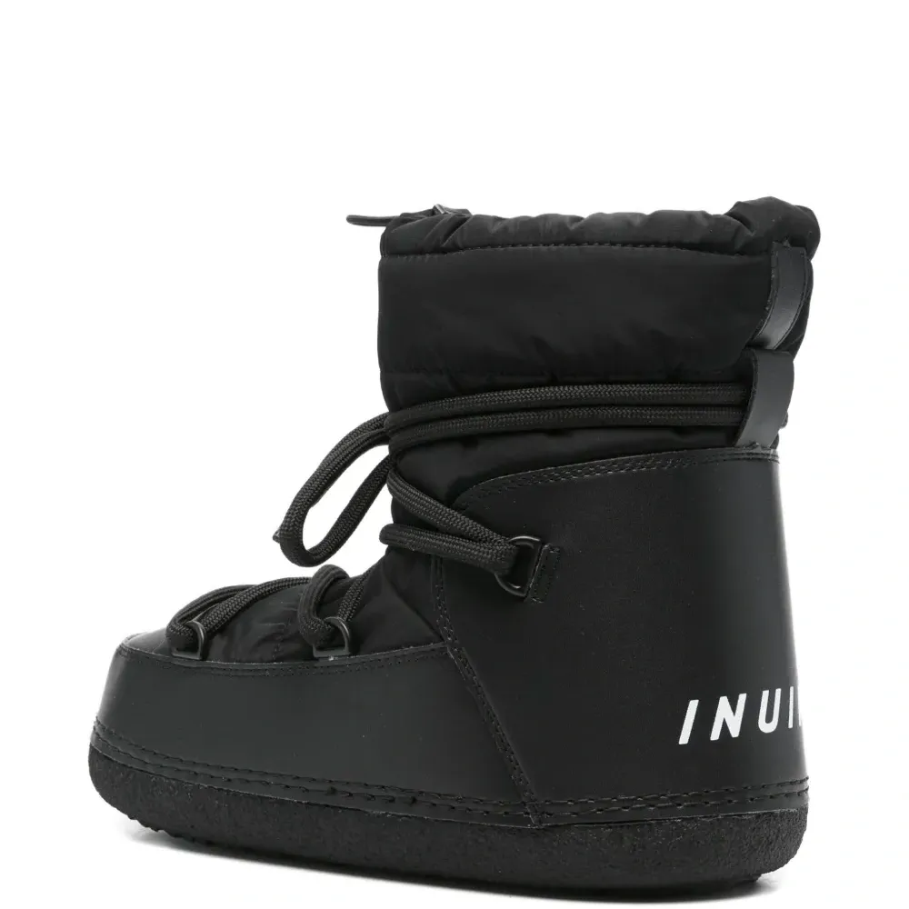 Дутые ботинки на шнуровке