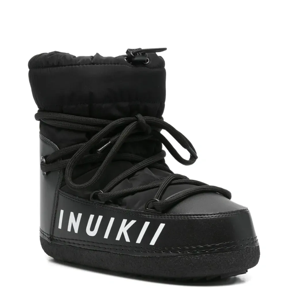 Дутые ботинки на шнуровке