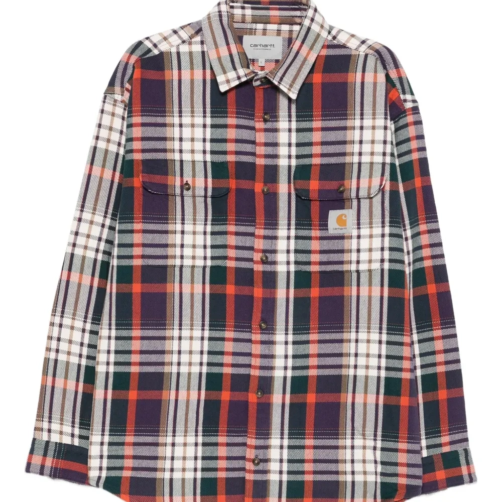 Клетчатая рубашка с длинными рукавами