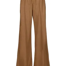 Брюки из плюша на завязках