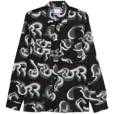 Рубашка с абстрактным принтом