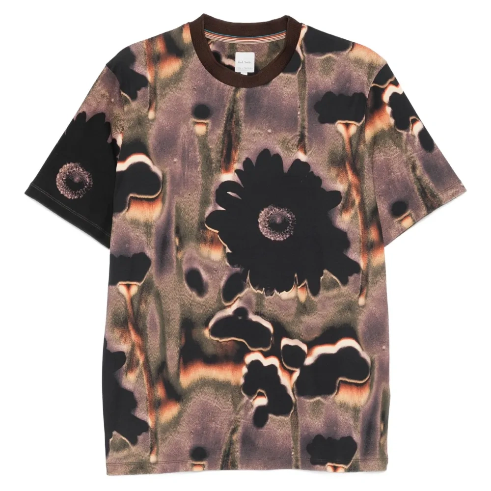 Футболка с цветочным принтом