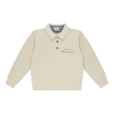 Флисовая рубашка-поло Stadium белого цвета