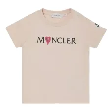 Хлопковая футболка с логотипом в виде сердца