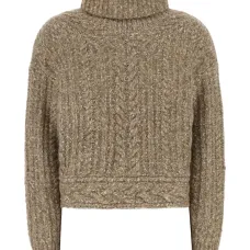 Джемпер с косами