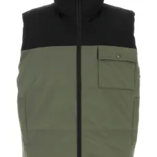 Двухцветная стеганая куртка