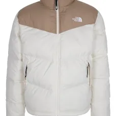 Дутый пуховик Saikuru с цветными блоками