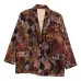 Блейзер с цветочным принтом