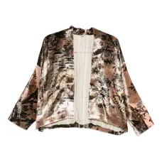 Куртка с цветочным принтом