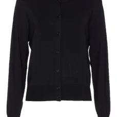 Кардиган с круглым вырезом и застёжкой на пуговицы