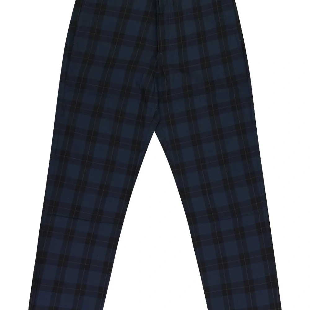 Клетчатые брюки Stadium "темно-синего" цвета