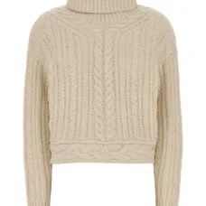 Джемпер с косичками