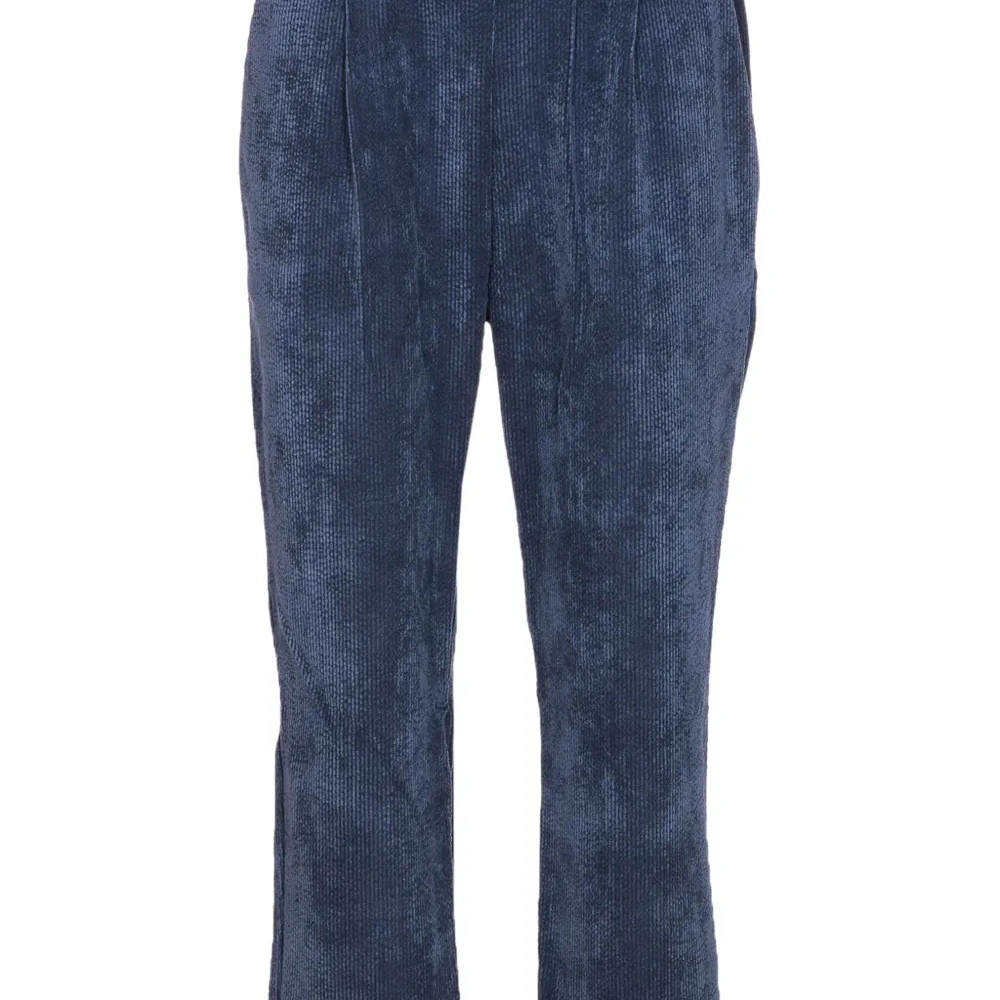 Вельветовые брюки на резинке