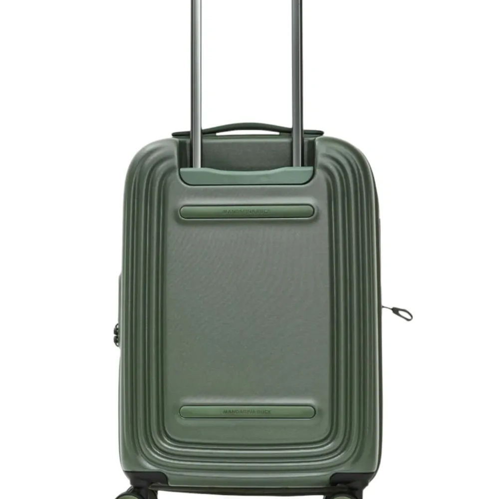 Рифлёный чемодан на колесах Logoduck