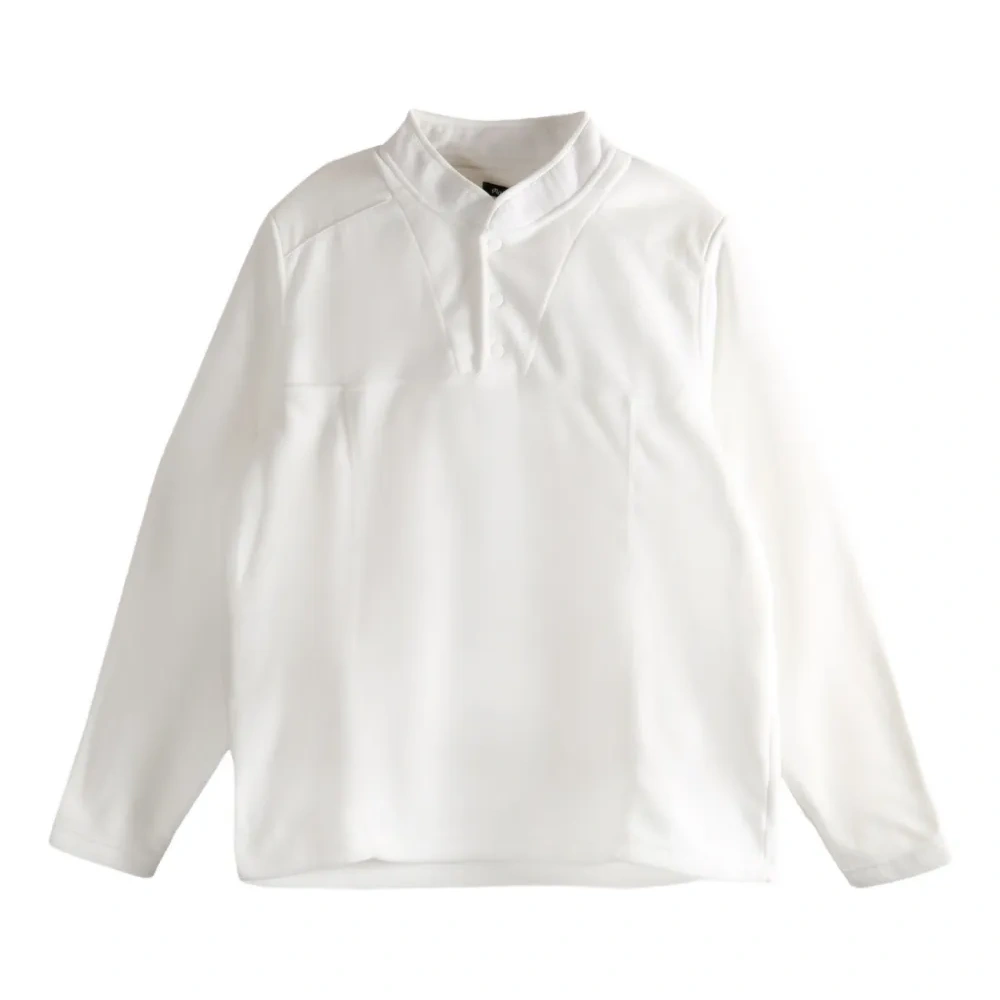 Поло с воротником-стойкой