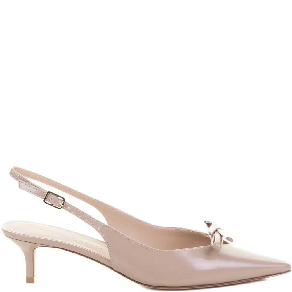 Туфли-лодочки Senya с бантом и ремешком на пятке