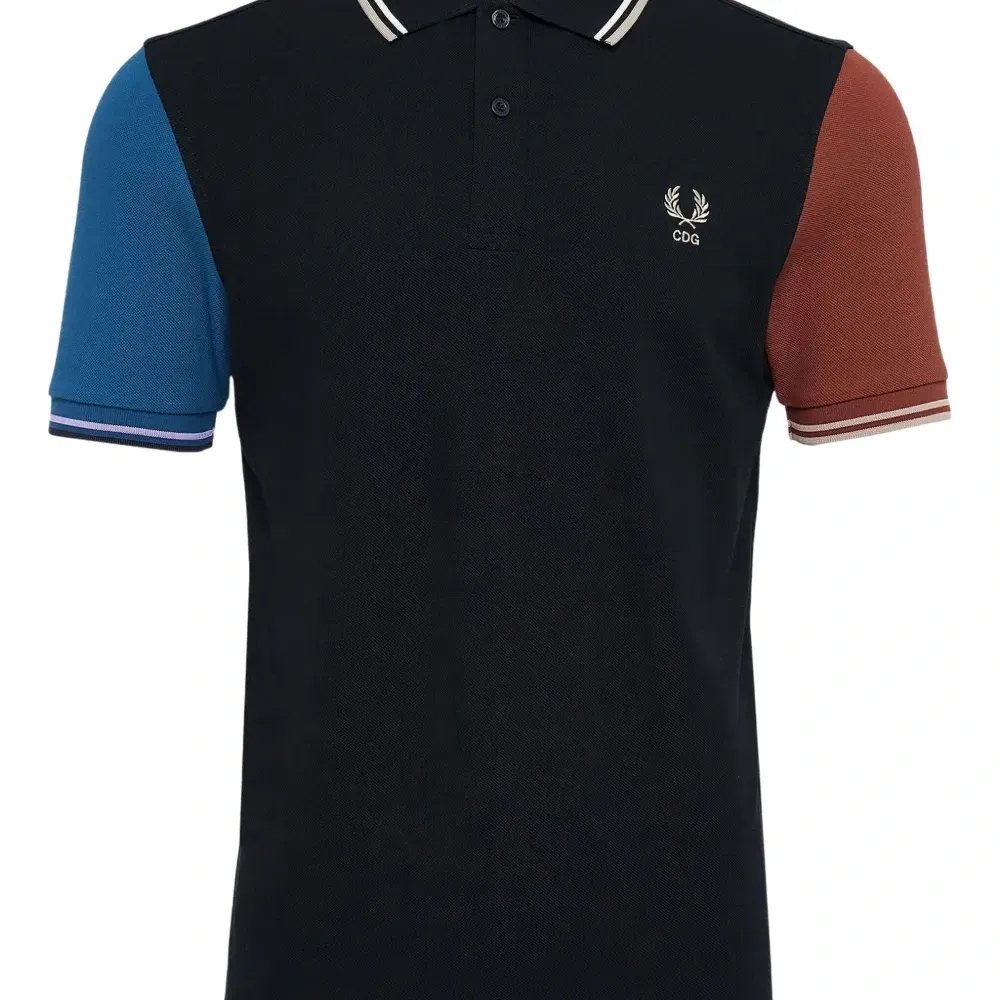 Поло в стиле колорблок X Fred Perry