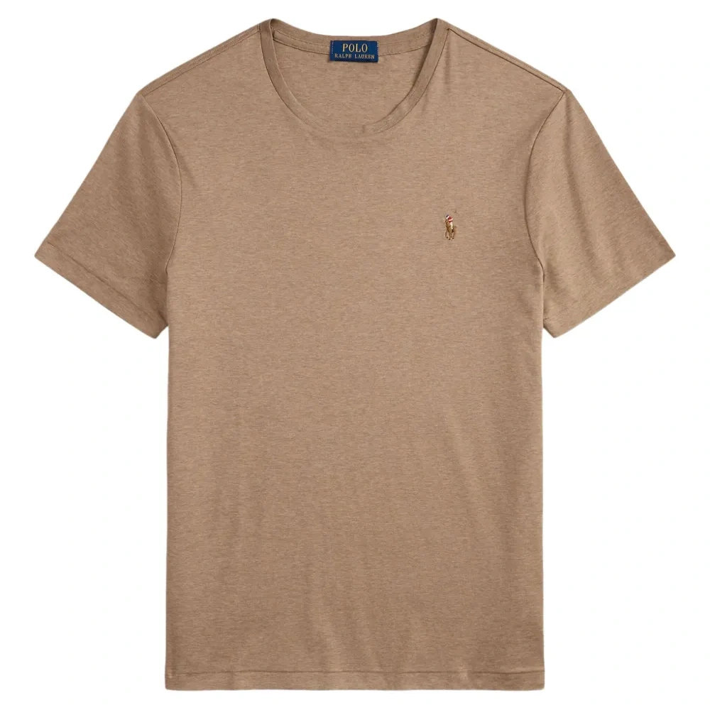 Футболка с вышитым маленьким логотипом