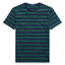 Полосатая футболка с круглым вырезом