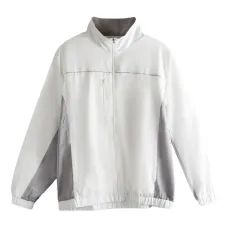 Куртка с контрастными вставками Куртка с контрастными вставками