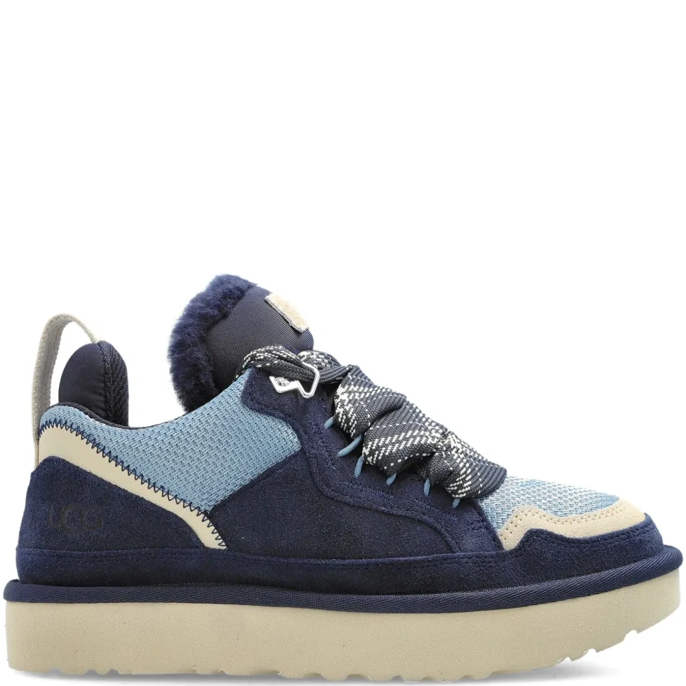 Замшевые кроссовки Lowmel на шнуровке