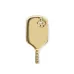 Серьга Pickleball Racket из желтого золота