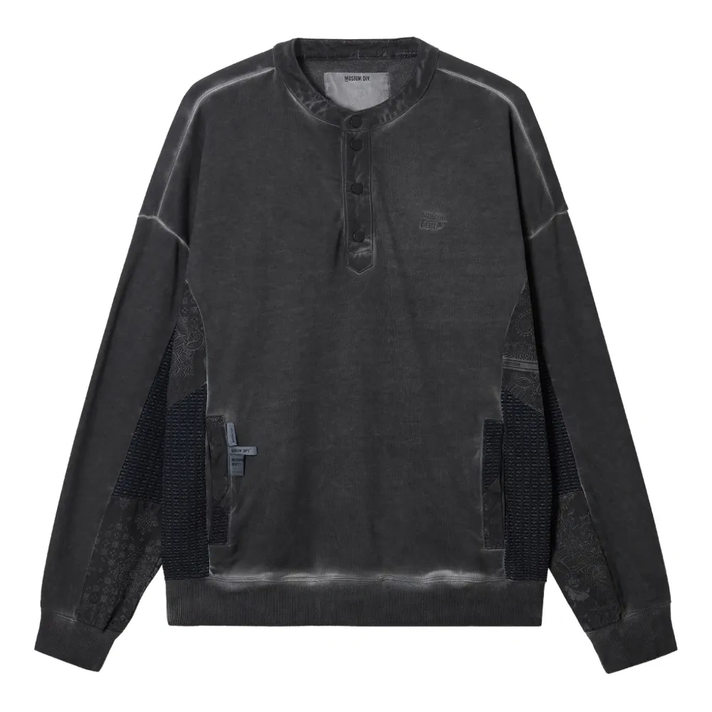 Хлопковый свитшот с панелями