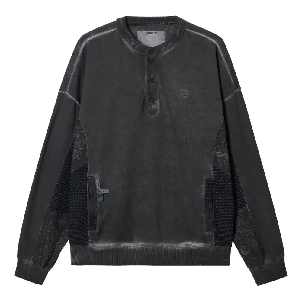 Хлопковый свитшот с панелями